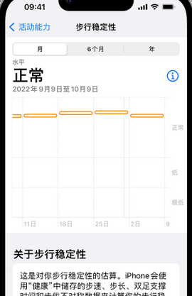 息烽iPhone手机维修如何在iPhone开启'步行稳定性通知'