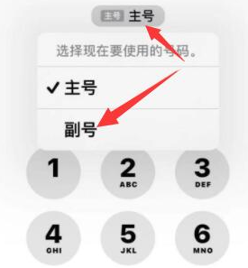 息烽苹果14维修店分享iPhone 14 Pro Max使用副卡打电话的方法 